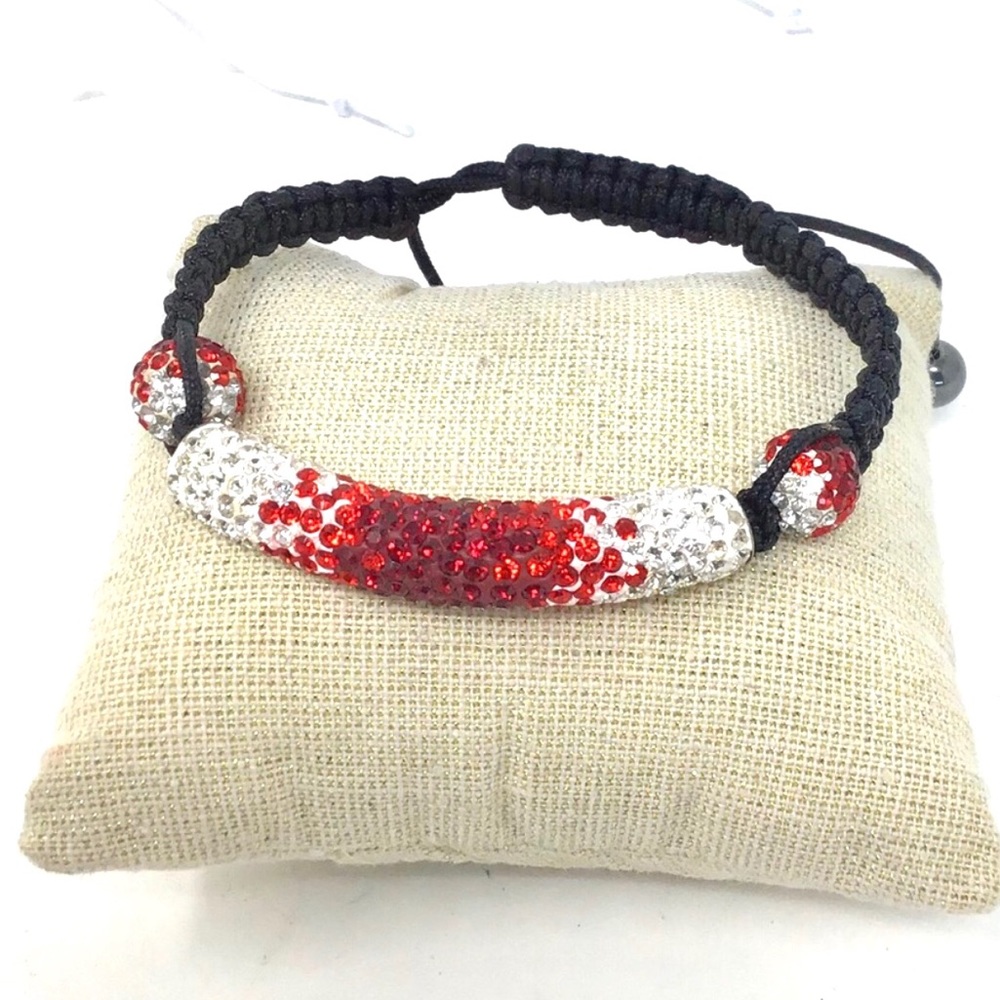 ❗️ADJUSTABLE CRYSTAL BEADED BRACELET HOLIDAY